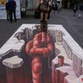 Die besten Bilder in der Kategorie strassenmalerei: 3D Rohre Straßenmalerei