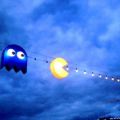 Die besten Bilder in der Kategorie allgemein: Good Idea - Ghost is hunting Pacman fairy lights