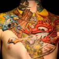 Die besten Bilder in der Kategorie lustige_tattoos: Disney Comic Style Tattoo