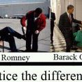 Die besten Bilder in der Kategorie maenner: Notice The Difference between Romney and Obama?