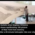 Die besten Bilder in der Kategorie menschen: Autist malt 6 meter großes Bild von New York nach einem 20 min Hubschrauber-Flug