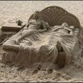 The Best Pics:  Position 3 in  - Sleeping at the Beach - Sand Art