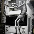 Die besten Bilder in der Kategorie graffiti: Creative Graffiti on Bus