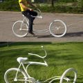 Die besten Bilder in der Kategorie fahrraeder: Weisses Designer Fahrrad - White Designer Bicycle