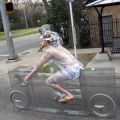 Die besten Bilder in der Kategorie fahrraeder: Glas-Fahrrad - Verrücktes Rad