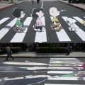 The Best Pics:  Position 77 in  - The Beatles Peanuts Edition Album - Street Painting Art