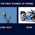 Die besten Bilder in der Kategorie motorraeder: Die ersten Frühlingsgeräusche Früher und Heute