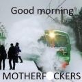 Die besten Bilder in der Kategorie zuege: Good Morning Motherfuckers - Schnee Zug