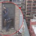Die besten Bilder:  Position 89 in gefÄhrlich - Dangerous Job - Fenster putzen an Hochhaus ohne Sicherung