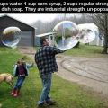 The Best Pics:  Position 126 in  - 6 cups of water, 1 cup corn syrup, 2 cups of dish soap - Soap Bubble