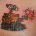 Die besten Bilder in der Kategorie lustige_tattoos: Wall-E Romantic Laser Haert