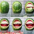 Die besten Bilder in der Kategorie nahrung: Wassermelonen Schnitz-Kunst