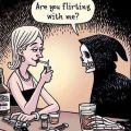 Die besten Bilder in der Kategorie cartoons: Date mit dem Tod - Are you flirting with me?