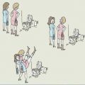 Die besten Bilder:  Position 41 in cartoons - Neulich in der Frauen-Toilette