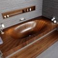 The Best Pics:  Position 76 in  - Bathtub, wood, carving, bathroom