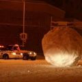 The Best Pics:  Position 45 in  - Snowball, police, winter, joke, prank, funny