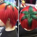 The Best Pics:  Position 5 in  - Tomatoes, hairstyle, red