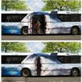 The Best Pics:  Position 16 in  - Funny  : Weisser Hai auf Bus - Werbung