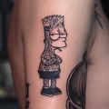 Die besten Bilder:  Position 112 in lustige tattoos - Bart Simpson, Tattoos, lustig