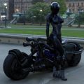 The Best Pics:  Position 24 in  - Design, motorcycle, woman, female, machine gun