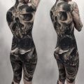 The Best Pics:  Position 3 in  - Skull, 3D, tattoo, full body, back, tattoo