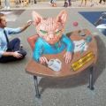 The Best Pics:  Position 48 in  - Optical illusion, 3D, chalk, street, painting
