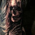 The Best Pics:  Position 90 in  - Skull, tattoo, skeleton, horror