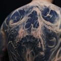 The Best Pics:  Position 16 in  - Skull, back, horror, tattoo, creepy