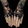 Die besten Bilder:  Position 46 in coole tattoos - Kerzen, Tod, Totenkopf, Frau, realistisch