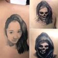 Die besten Bilder in der Kategorie tattoos: Der Tod, Ex-Freundin, Horror