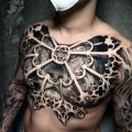 The Best Pics:  Position 15 in  - Tattoo, lion, 3D, chest