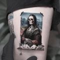 The Best Pics:  Position 29 in  - Tattoo, funny, skeleton, cat, spider, comic