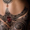 The Best Pics:  Position 7 in  - Woman, thighs, belly, ornaments, tattoo