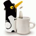 Die besten Bilder in der Kategorie clever: Pinguin-Teebeutel-Zeituhr
