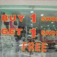 Buy 1 shoe, Get One Shoe Free