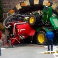 The Best Pics:  Position 1 in  - Strange Weird Tractor Accident