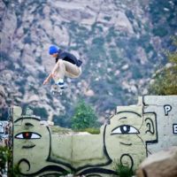 Skater and Graffiti