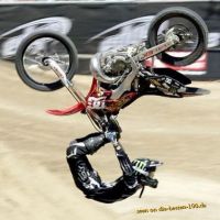 Motocross Acrobatic Back Flip