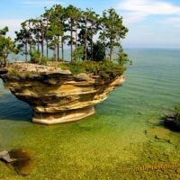 Turnip Rock, Port Austin, Michigan