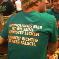 Alkoholfreies Bier ist falsch