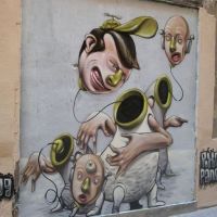 Fantastisches Surreales Graffiti