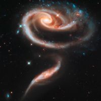 Die ist ECHT - Spiralgalaxie UGC 1810 liegt 300-Mill-Lichtjahre-Sternbild-Andromeda-Hubble