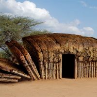 Afrikanische Brot Hütte