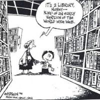 Its a Library, Honey - Kind of an early Version of the World Wide Web