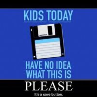 Kids Today have no idea what this is - Please Its a Save-Button