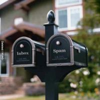 Inbox Spam Briefkasten Kombination