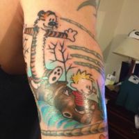 Cartoon Comic Tattoo