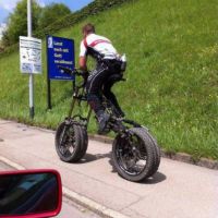 Mit einem normalen Mountainbike kanns jeder. 3 in 1 Mountainbike für extremen Downhill.