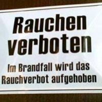 Rauchen Verboten!