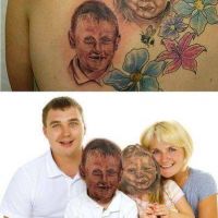 schöne Kinder Tatoo